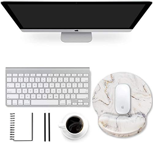 ToLuLu Ergonomic Mouse Pad with Wrist Rest Support, Gel Cute Mouse Pads Non Slip Rubber Base Mousepad, Mouse Wrist Rest Pad for Laptop Computer Home Office Working Gaming Pain Relief, Eiffel Tower