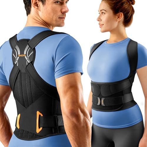 Slim-Fit Posture Corrector for Women & Men, 6-Stay Back Straightener
