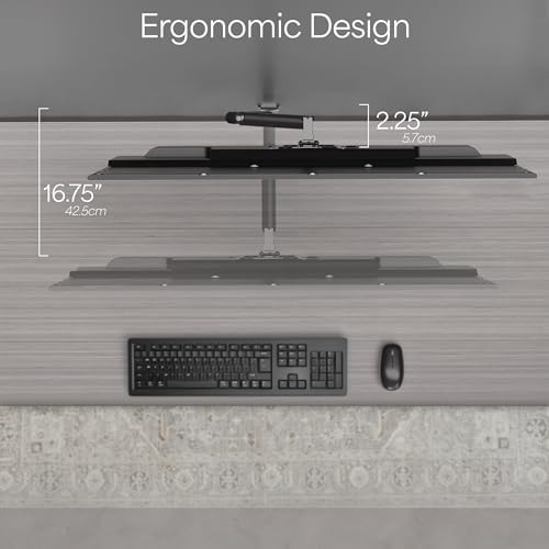 VIVO Black Single TV Wall Mount for 23 to 43 inch Screens, MOUNT-G200B