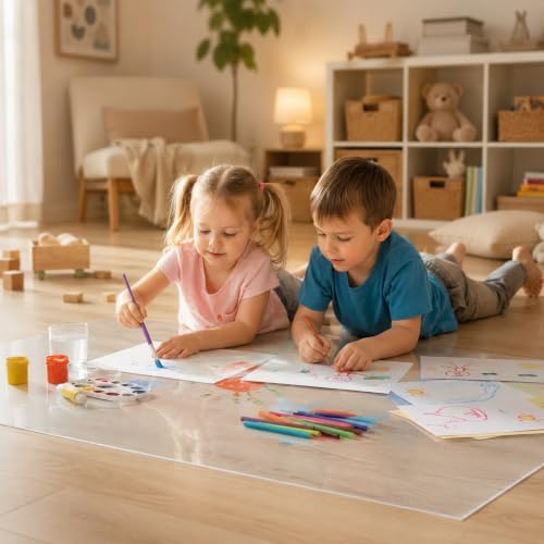 Extra Large Silicone Mat 24 x 36 Inches Clear Silicone Mats for Crafts
