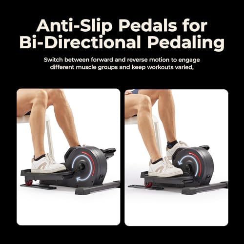 Sunny Health & Fitness Under Desk Pedal Elliptical Machine Leg Exerciser