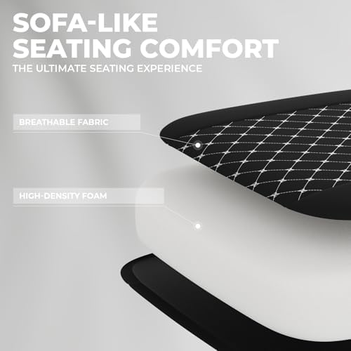 Gaming Chair with Massage,Ergonomic PC Gaming Chair Computer Chairs with Footrest Comfortable Headrest and Lumbar Support, High Back Blackwhite