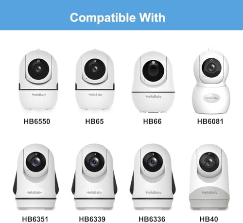 HelloBaby Official Baby Monitor Clip Mount for HB6550, 20" Flexible Arm