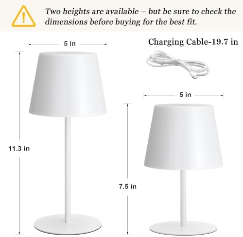 Shower Lamp Rechargeable Waterproof Lamp, Cordless Table Lamp for Bathroom