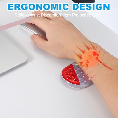 PATIKIL Gel Wrist Rest, Ergonomic Silicone Gel Mouse Pad Mouse Wrist Support Cool Touch Cushion for Mouse Computer Laptop Home Office Work,Mouse Pad Purple Ombre