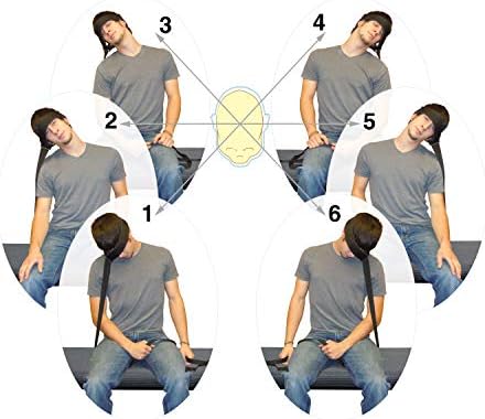 Authentic Pettibon System 6-Way Neck Stretch Strap for Neck Pain Relief for Stiff, Sore Neck