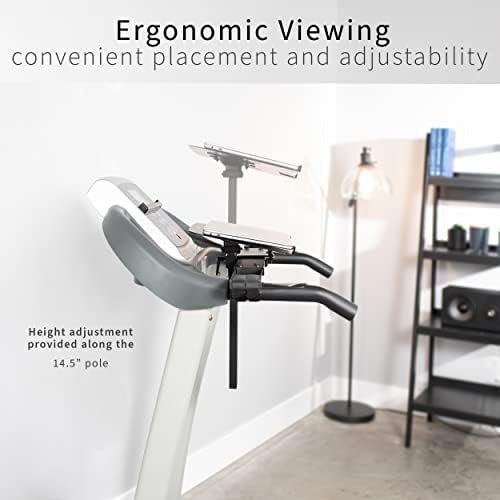 VIVO Black Treadmill Desk Attachment, Laptop Holder Tray, Stand-TDML1