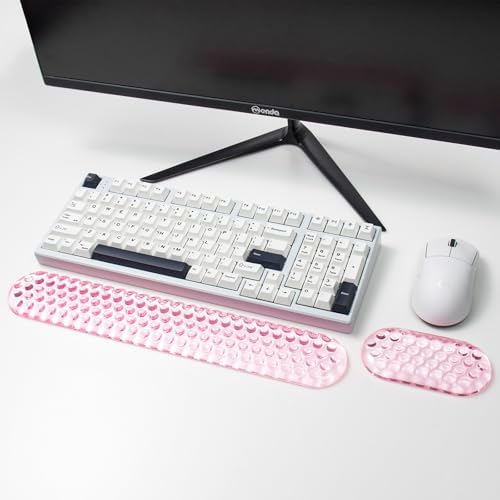 Gel Keyboard and Mouse Wrist Rest Set, Wrist Pad for Computer Keyboard