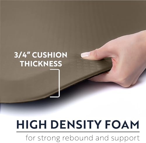 KANGAROO Cushioned Anti Fatigue Kitchen Mats for Floor, 20x39 Beige