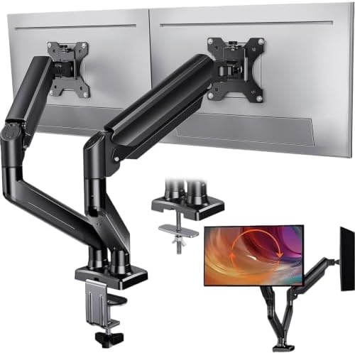 Dual Monitor Stand for 17-32 Inch Computer Screens up to 22lbs