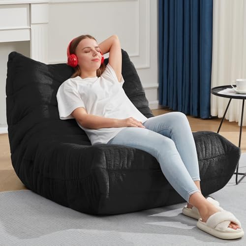 Hobestluk Big Bean Bag Chairs for Adults Fireside BeanBag Couch Togo Sofa