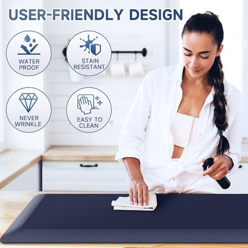 4/5 Inch Thick Kitchen Mats for Floor, StepRite Kitchen Rug for Standing