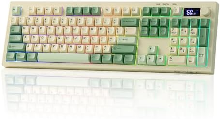 EPOMAKER Aula S102 PRO Membrane Gaming Keyboard w/TFT Screen & Volume Knob