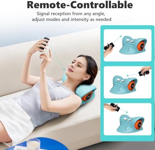 Neck Massager 3 in 1 Portable Massager with Heat & Comfortable Stretching