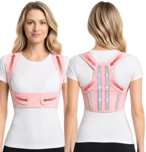 Back Brace Posture Corrector for Women - Under Clothes Upper Back