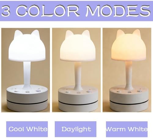 Cute Rabbit Table Lamp for Study and Nightstand