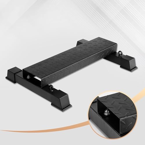 Steel Standing Calf Raise Platform, Anti-Slip Block for Leg & Squat