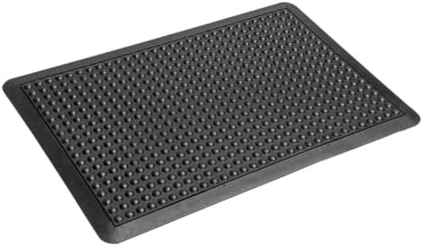Crown Yoga-Flex, 36" x 48", Black High/Low Bubble Surface, Rectangular