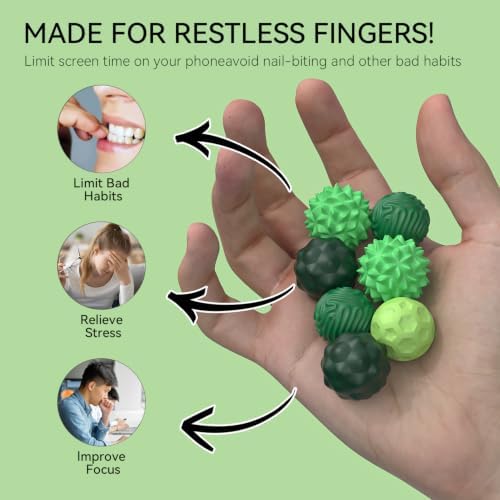 Magnetic Fidget Balls for Adults & Teens, Silent Fidget Toys for Office