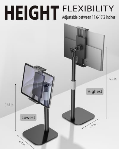 Portable Monitor Stand for 15.6", Height Adjustable TabStand for Desk