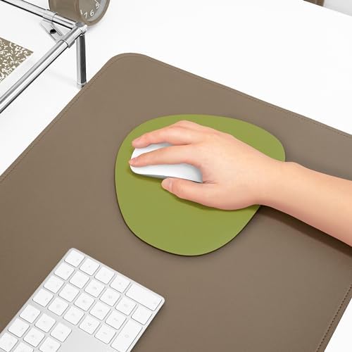 GREEDY FARMERS Mouse pad, Non-Slip Washable Waterproof Computer Mouse pad (Olive Green)