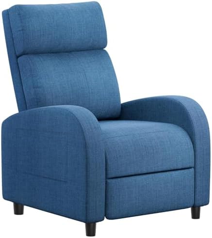 Homall Recliner Chair, Recliner Sofa Fabric for Adults, Blue Recliners