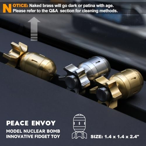 Atomic Metal Fidget Toys for Adults, Desk Spinner for Stress Relief