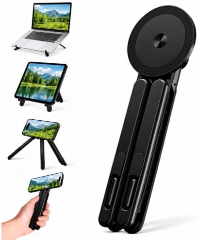 Portable Laptop Stand for Desk, Magnetic Phone Holder&Tablet Stand
