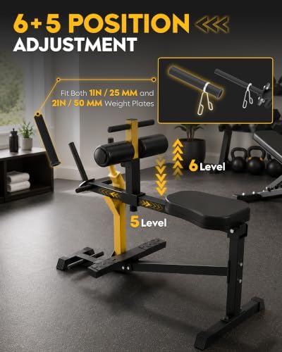 Seated Calf Raise Machine Adjustable: Calf Workout Machine with Band Pegs for Leg Training and Exercise Home Gym Equipment