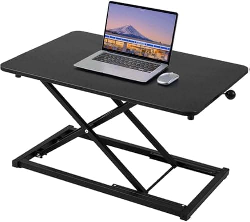 Adjustable Standing Desk Black Converter Keyboard Riser 23.6 Inch
