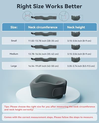 Neck Brace for Sleeping, for Relief Neck Pain and Provide Neck Support