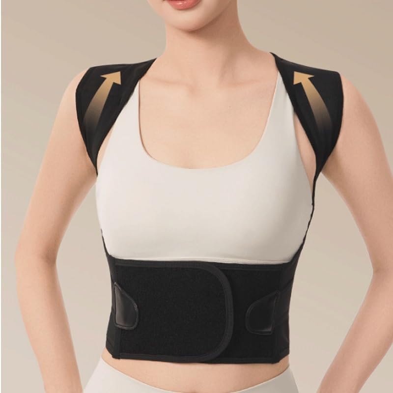 Shoulder Opening Breathable Invisible Protective Belt Unisex Posture Correction (D,M)