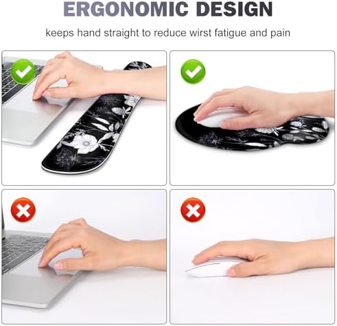 Gaming Mouse Pad, Large Desk Mat, 4in1 XXL Mousepad Cute Desk Pad Protector