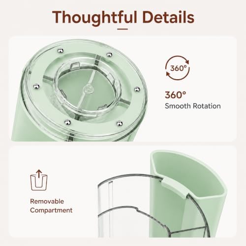 360° Rotating Pen Holder for Desk Adjustable Pencil Organizer, Green