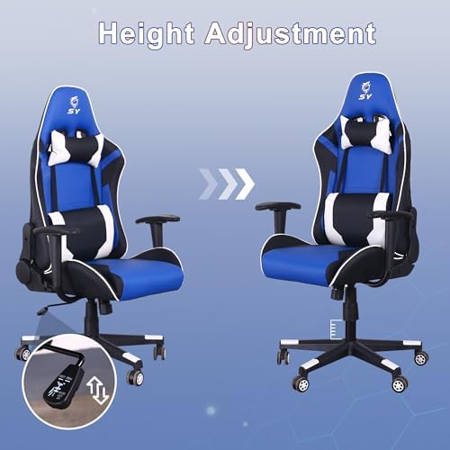 Gaming Chair,Video Game Chair with Massage Lumbar Support