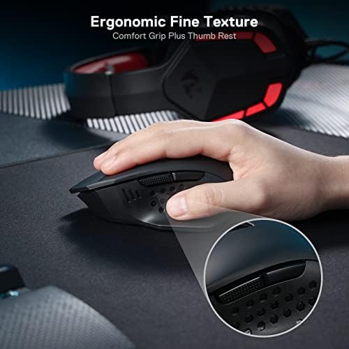 Redragon M656 Wireless Optical Gaming Mouse 4000 DPI Remapping Keys