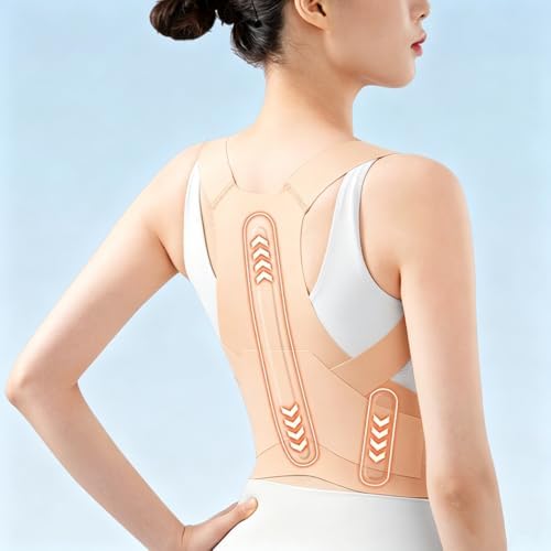 Posture Corrector for Women, Invisible Lightweight Adjustable Back Brace for Upper and Lower Back Pain Relief (X-Large)