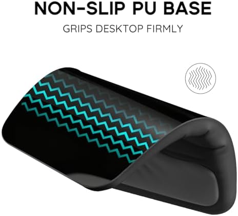 Ergonomic Mouse Pad with Wrist Rest, 8°Slope Design Memory Foam Support