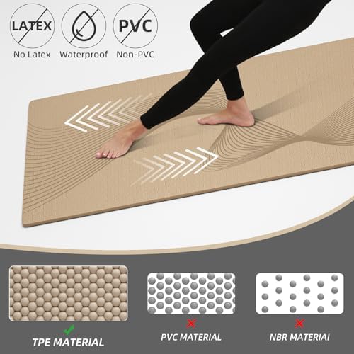 ILILI Exercise Mat 72''x25''×0.3''(8MM)