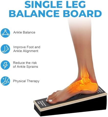 Athletic Balance Boards,Slant Board,Wobble Board,Balance Wedge for Condition Your Body and Prevent Injury