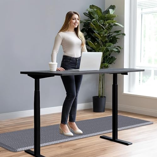 Anti-Fatigue Kitchen Mats for Floor Standing and Comfort Desk Mats 17"x60"
