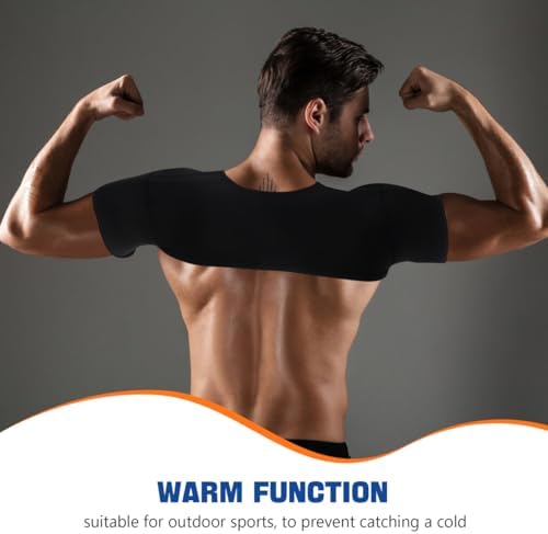 iplusmile Double Shoulder Brace for Men Women - Sports Shoulder Protective Gear for Pains Relief - Shoulder Strap Brace for Sleeping Outdoor Lifting,