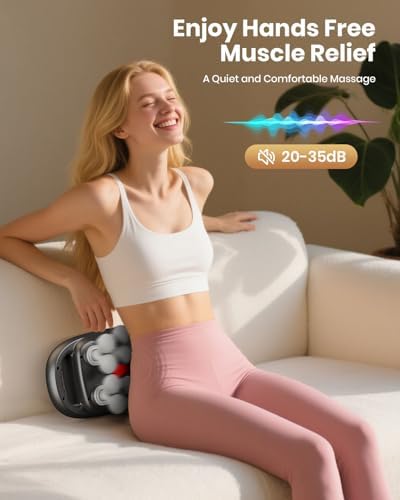 16-Head Massage Gun, Deep Tissue Back Massager with 99 Adjustable Intensities & 9 Modes, Electric Percussion Massager, Gun Tool for Back/Shoulders/Legs/Arms/Neck (16 Head)