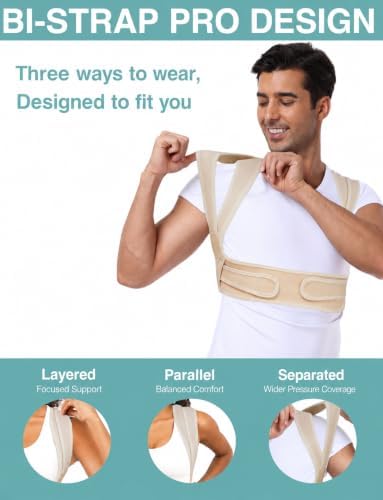 Posture Corrector, BI-Strap System Back Brace