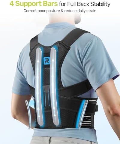Rakiie Posture Corrector 4 Bars Adjustable