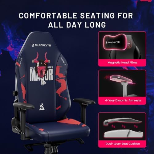 Blacklyte Athena Pro Gaming Chair, Austin Major, Leatherette