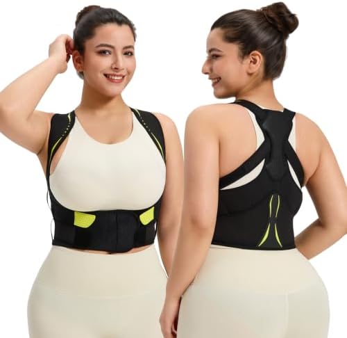 AOFIT Posture Corrector for Women for Rounded Shoulders Hunchback Black
