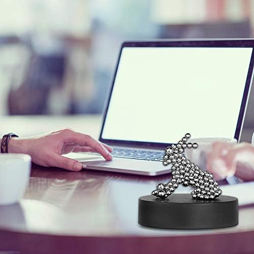 1 Box Stress Relief Magnetic Desk Sculpture Toys, Desk Sculpture Decor Toys, Magnetic Balls Desktop Decor Fidget Toy for Boredom, Intelligence Development
