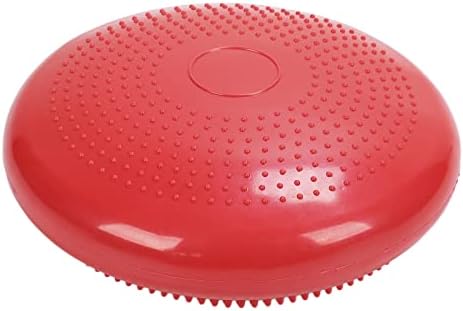 Inflatable Balance Disc Cushion for Yoga, Stability Training & Core Exercise, NonSlip Massage Pad for Home Gym, Office Chair Posture Support, Kids Sensory Play