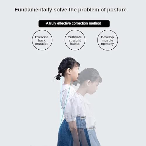 FoRes Posture Corrector Smart Posture Corrector Device Realtime Scientific Back Posture Training Monitoring Corrector Vibration Reminder For Adult Kids (Color : Black, Size : 18.5x14.5x2 centimeters)